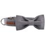 Lionet Paws Dog Collar with Bowtie, Durable Adjustable and Comfortable Cotton Collar for Dogs and Cats