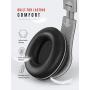 Mpow 059 Bluetooth Headphones Over Ear, Hi-Fi Stereo Wireless Headset, Foldable, Soft Memory-Protein Earmuffs, w/Built-in Mic Wired Mode, for Online Class, Home Office, PC/Cell Phones/TV