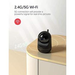 Victure 1080P Pet Camera, Dual Band 2.4/5Ghz, Indoor Security Camera with Two-Way Audio, Motion Detection, Night Vision for Pet/Baby/Nanny/Elderly Compatible with iOS&Android