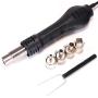 YIHUA 853D 2A USB SMD Hot Air Rework Soldering Iron Station, DC Power Supply 0-15V 0-2A with 5V USB Charging Port and 35 Volt DC Voltage Test Meter