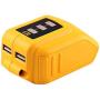 12V/20V Max USB Power Source for Dewalt DCB090 Converters Fit for Dewalt 20V 12V Battery