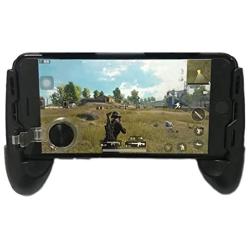 Mobile Joystick Controller Grip Case for Smartphones, Mobile Phone Gaming Grip with Joystick, Controller Holder Ergonomic Design (Black Type 01)