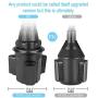 Car-Cup-Holder-Phone-Mount Adjustable Long Pole Automobile Cup Holder Smart Phone Cradle Car Mount for iPhone 11 Pro/XR/XS Max/X/8/7 Plus/6s/Samsung S10 /Note 9/S8 Plus/S7 Edge-Blue