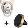 Cat Phone Finger Ring with Magnetic Car Mount, Magnetic Phone Ring Car Mount, Magnetic Ring Holder for Cell Phone and Tablet (1 Set,Gold) Cat Phone Finger Ring with Magnetic Car Mount, Magnetic Phone Ring Car Mount, Magnetic Ring Holder for Cell Phone and Tablet (1 Set,Gold)