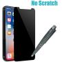 pehael Privacy Screen Protector for iPhone 11 Pro iPhone X iPhone Xs, Anti Spy Black Tempered Glass, Full Coverage, Case Friendly [3 Packs](5.8 inch)