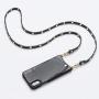 Bandolier Sarah Crossbody Phone Case and Wallet - Black Leather with Gold Detail - Compatible with iPhone 8 Plus, 7 Plus, 6 Plus, 6s Plus Only