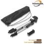 Tripod Mobile Phone Support Camera Tripod 40" Video Aluminum Light Weight Portable with Cell Phone Holder Travel Folding Size for Phone 11/Pro 7/8plus XR Xs Max