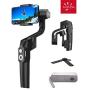 Smartphone Gimbal with Storage Bag, MOZA Mini-S Foldable Phone Gimbal Stabilizer for iPhone X Xr XS 11 Pro with Timelapse Object Tracking Inception, 3-Axis Handheld Video Stabilizer 2019 New