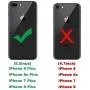 iPhone 8 Plus Case, iPhone 7 Plus Case, iPhone 6 Plus Case with Tempered Glass Screen Protector [2Pack], LeYi Military Grade Phone Case with Rotating Holder Kickstand for Apple iPhone 6s Plus, Red