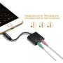 Headset MIC Splitter for PC Gaming, Xbox One, PS4, Nintendo Switch, Cubilux Separate Microphone Headphone Jack MIC and Audio Splitter Adapter Compatible for Gaming Headset Logitech G430 G230 H130 H250