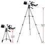 Telescope for Kids and Beginners F400 70AZ - 70mm Apeture Travel Scope 400mm AZ Mount - Good Partner to View Moon and Planet - with Backpack and Smartphone Mount