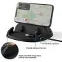 Solpuo Car Cell Phone Holder, Silicone Car Phone Mount for Various Dashboards, Anti-Slip Car Mount for iPhone, Samsung, Android Smartphones, and Other, Black