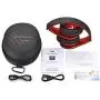 PowerLocus Bluetooth Over-Ear Headphones, Wireless Stereo Foldable Headphones Wireless and Wired Headsets with Built-in Mic, Micro SD/TF, FM for iPhone/Samsung/iPad/PC (Black/Red) PowerLocus Bluetooth Over-Ear Headphones, Wireless Stereo Foldable Headphones Wireless and Wired Headsets with Built-in Mic, Micro SD/TF, FM for iPhone/Samsung/iPad/PC (Black/Red)