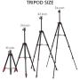 ZOMEI Phone Tripod, Tripod for iPhone Camera Portable Lightweight Aluminum Tripod Stand with Universal Cell Phone Holder Carry Bag Remote Shutter for Phone, Camera, Laser Measure, Laser Level