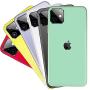 [3 Pack] OUNIER Camera Lens Protector for iPhone 11 Camera Films Metal Frame 9H Tempered Glass Protection Easy Install High Definition Anti-Scratch Compatible with Apple iPhone 11 Camera Film(6.1)