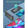 Ultra Compact Power Bank External Battery Pack for Cell Phone, One of The Smallest and Lightest 25000mAh Portable Charger with USB C/A in Dual Port Compatible with iPhone 6/7/8/XS/XR/11, iPad, Black