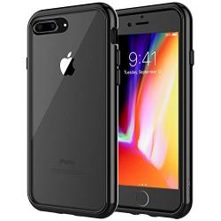 JETech 3431 Case for Apple iPhone 8 Plus and iPhone 7 Plus, Shock-Absorption Bumper Cover, Black