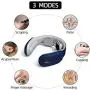 Neck Massager,Intelligent Portable Neck Massager with Heat Cordless,3 Modes 15 Levels Smart Deep Tissue Trigger Point Massage Use at Office,Car,Home,Outdoor Neck Massager,Intelligent Portable Neck Massager with Heat Cordless,3 Modes 15 Levels Smart Deep Tissue Trigger Point Massage Use at Office,Car,Home,Outdoor