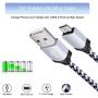 USB Wall Charger Micro USB Cable,4Kit Charging Block USB Charger Cube Plug with Android Micro Cord Cable Compatible Samsung Galaxy S7 Edge A10 A6 M10 J7 J8 S6 S5 Note 4 5, LG, HTC, Moto, Android Phone