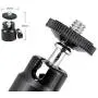Slow Dolphin 1/4 Inch Hot Shoe Mount with Additional Shoe Adapter Screw for Cameras, Camcorders, Smart Phone, Gopro, LED Video Light, Microphone, Video Monitor (2 Packs) Slow Dolphin 1/4 Inch Hot Shoe Mount with Additional Shoe Adapter Screw for Cameras, Camcorders, Smart Phone, Gopro, LED Video Light, Microphone, Video Monitor (2 Packs)