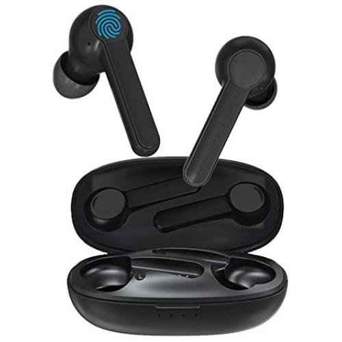 Wireless Earbuds,Knauue Bluetooth 5.0 Earbuds IPX5 Waterproof, Wireless Earphones for Work 40Hours Playing Time Bluetooth Earbuds Built-in Mic (Black)