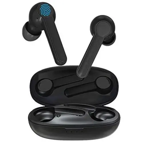 Wireless Earbuds,Knauue Bluetooth 5.0 Earbuds IPX5 Waterproof, Wireless Earphones for Work 40Hours Playing Time Bluetooth Earbuds Built-in Mic (Black)