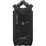 Zoom H4n PRO 4-Channel Handy Recorder Bundle with Movo Omnidirectional & Cardioid XLR Lavalier Microphones + Remote Control (All Black 2020 Version)