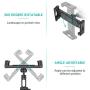 Car Headrest Mount, SAWAKE Angle Adjustable Headrest Tablet Mount, Universal Tablet Holder for Car Backseat, for 5" to 14" iPad/Tablet/Smartphone/Nintendo Switch