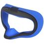 MASiKEN Face Mask for Oculus Quest, Professional Silicone Face Cover, Face Pad Sweatproof Lightproof Washable (Blue)
