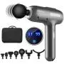 Massage Gun Muscle Neck Back Shoulder Massager- Handheld Deep Tissue Percussion Massager, Rechargeable Powerful Massager with 7 Massage Head Attachments & Portable Bag(Black) Massage Gun Muscle Neck Back Shoulder Massager- Handheld Deep Tissue Percussion Massager, Rechargeable Powerful Massager with 7 Massage Head Attachments & Portable Bag(Black)