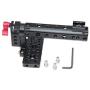 CAMVATE Top Plate Handle Grip for BlackMagic Camera BMCC Cinema Camera Handle(Red)