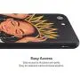 XIX Apple iPhone 7 Case Apple iPhone 8 Case Apple iPhone SE 2020 case African American Afro Girls Women Slim Fit Shockproof Bumper Cell Phone Accessories Thin Soft Black TPU Protective (09)