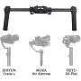 ADAI Dual Handle Grip Handheld Stabilizer for Zhiyun Crane 2/ Crane Plus/Crane V2/ Crane M/Feiyu a1000/ a2000/ Gusen MOZA Air Aircross