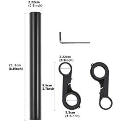 Tinke Handlebar Extender Bicycle Aluminum Alloy Bracket Extension Double Handlebar Extension Mount Holder Use for XIAOMI M365 Ninebot ES1 ES2 and Mountain Bicycle