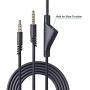 2.0m A40TR Inline Mute Cable with Mute Function, Also Working for Astro A10/A40 Headset