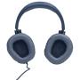 JBL Quantum 100 - Wired Over-Ear Gaming Headphones - Blue