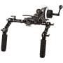 Ikan TT-03-TL DSLR Shoulder Rig w/ Follow Focus and Counter Weights