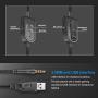 EasySMX Gaming Headset Xbox One Headset PS4 Headset, PC Headset with Noise Canceling Mic RGB LED Light, Gaming Headset for PS4, PC, PS3, Xbox One