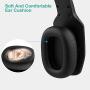 Bluetooth Headset, Willful BT 5.0 Wireless Headset with Microphone (Flexible Noise Cancelling Mic) Mute Button 30Hrs Clear Talk Time Pro for Car Truck Driver Business Home Office Cell Phones PC