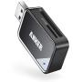 Anker 2-in-1 USB 3.0 SD Card Reader for SDXC, SDHC, SD, MMC, RS-MMC, Micro SDXC, Micro SD, Micro SDHC Card and UHS-I Cards