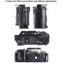 UURig C-A6400 Camera Cage for Sony A6400/A6100/A6300 Vlogging Case Handheld Bracket Cold Shoe Microphone/LED Light Mount Video Rig Protective Shell 1/4" Screw for Tripod Handle Grip Extension