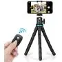 Phone Tripod, UBeesize 12 Inch Flexible Cell Phone Tripod Stand Holder with Wireless Remote Shutter & Universal Phone Mount, Compatible with iPhone/Android/DSLR/GoPro Camera Phone Tripod, UBeesize 12 Inch Flexible Cell Phone Tripod Stand Holder with Wireless Remote Shutter & Universal Phone Mount, Compatible with iPhone/Android/DSLR/GoPro Camera