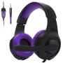 PS4 Headset PC Gaming Headsets for Xbox One - AH68 3.5mm Wire Over Ear Headphone with Mic, Volume Control, Noise Isolating for Playstation4, Laptop,MP3, Smartphones, Tablet