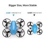 Drone with Camera for Kids, Potensic A30W RC Mini Quadcopter with 720P HD Camera, One Button Take Off/Landing, Route Setting, Gravity Induction and Emergency Stop-Dual Battery