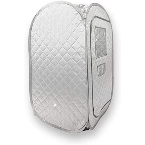 Portable Sauna Tent, Foldable One Person Full Body Spa for Weight Loss Detox Therapy Without Steamer - Grey