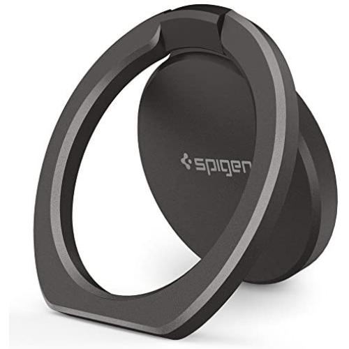 Spigen Style Ring 360 Cell Phone Ring/Phone Grip/Stand/Holder for All Phones and Tablets Compatible with Magnetic Car Mount - Gun Metal