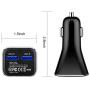 Dual-Port QC 3.0 Car Charger 48W 6A USB Fast Charging Adapter Compatible for Galaxy S10+ Note 10+, iPhone 11 Pro Xs Max, iPad Pro, LG, Moto, Oneplus, Huawei, Pixel and More.[2Pack]