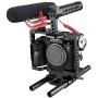CAMVATE Quick Release Camera Cage with Rosette Attachment for a7 II, a7R II, a7S II，a7 III, a7R III, a9 Series