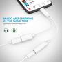 Headphones Adapter for iPhone 11 AUX Dongle Splitter 3.5 mm Headphone Adapter Jack 2 in 1 Charge & Music Converter for iPhone 8/8Plus/10/7/7 Plus/X/XS Car Charging Support iOS 13 System-White