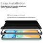 [4 Pack] Tauri 2 Pack Privacy Screen protector + 2 Pack camera lens Protector for iPhone 11 Tempered Glass Screen Protector 6.1-inch, Bubble Free, Peep/Glare/Scratch-resistant